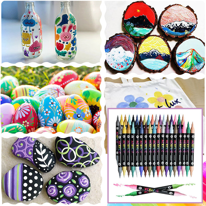 Akkryylimaalit loistaviin luomuksiin 