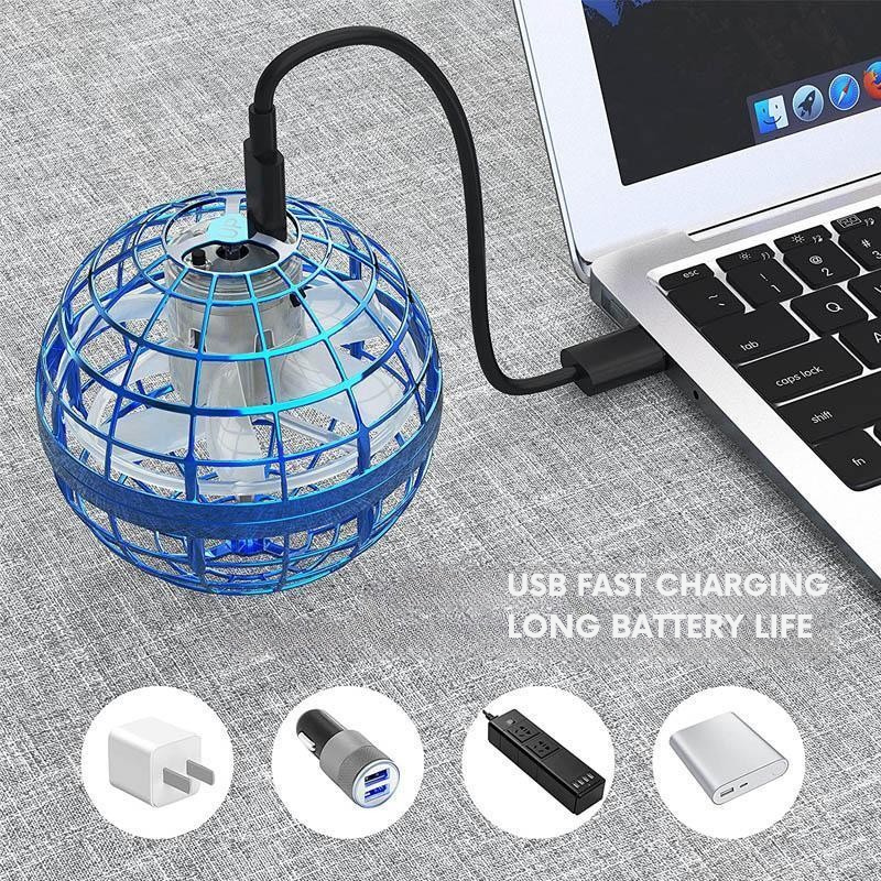 Bola voladora luminosa para juegos divertidos e interactivos 