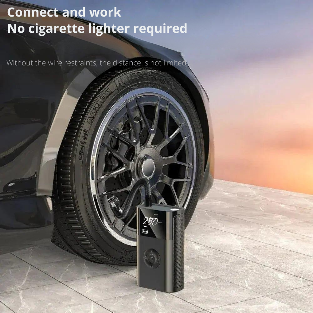 נפחו את הצמיגים שלכם בקלות, איפה שאתם נמצאים 