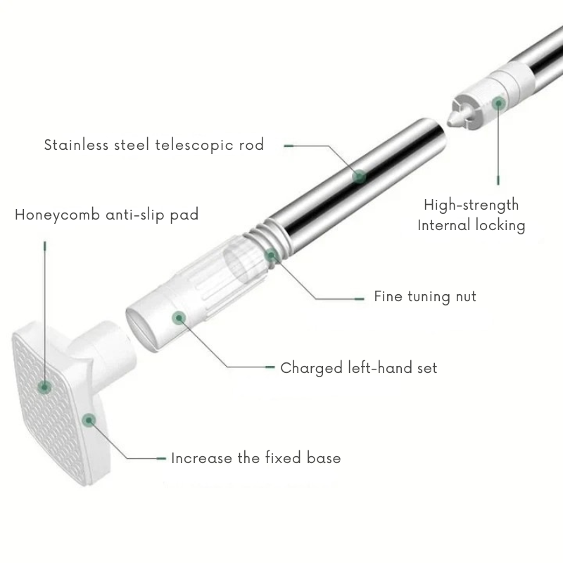 Telescopic support – Optimize your storage space 