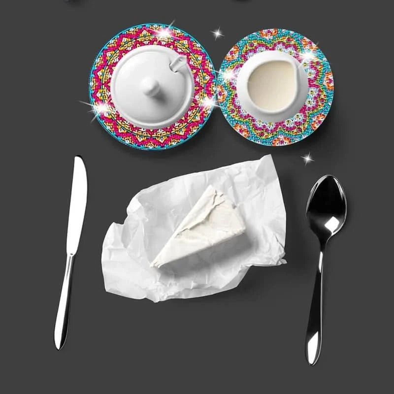 DIY podložky pod poháre s kamienkami 