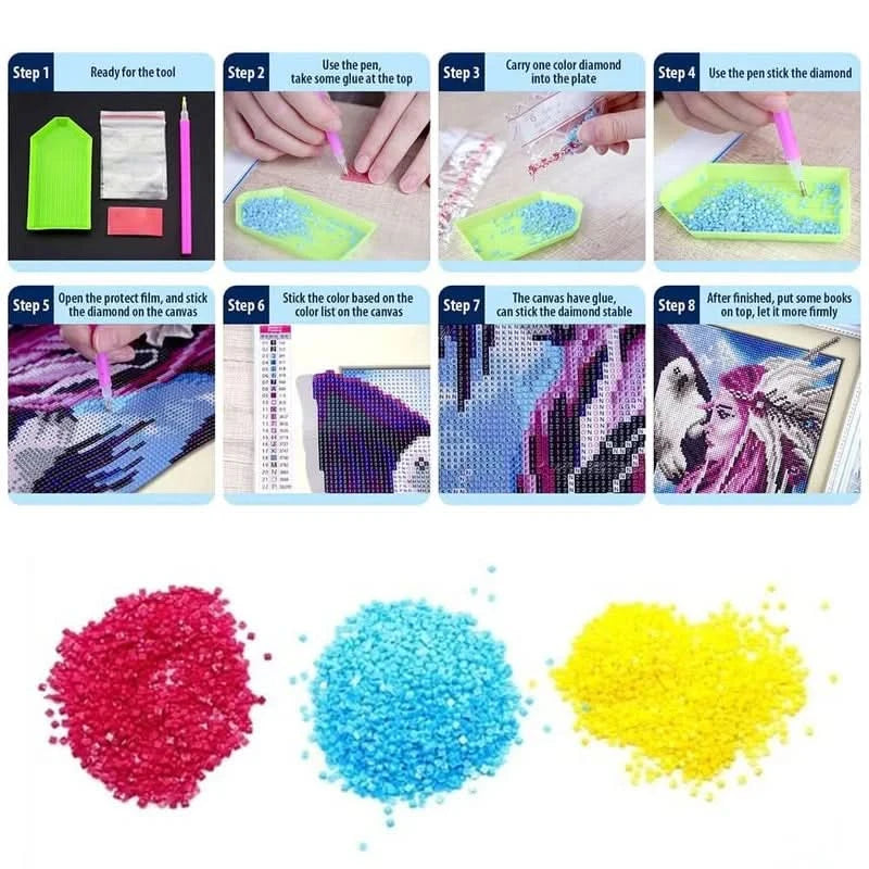 Set de suporturi pentru pahare DIY cu strasuri 