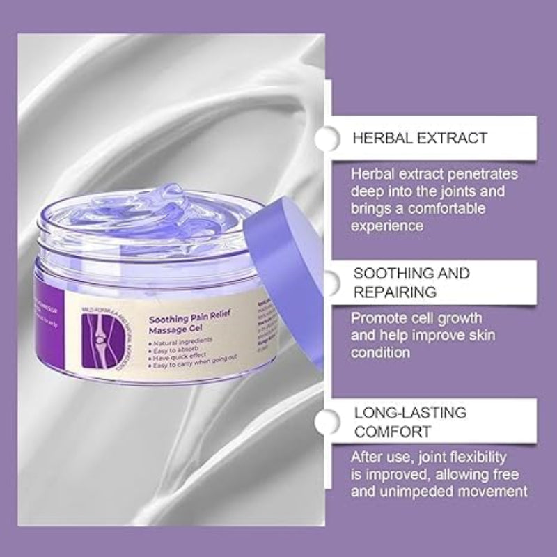 Φυσικό καταπραϋντικό τζελ για την ανακούφιση από πόνους και εντάσεις 