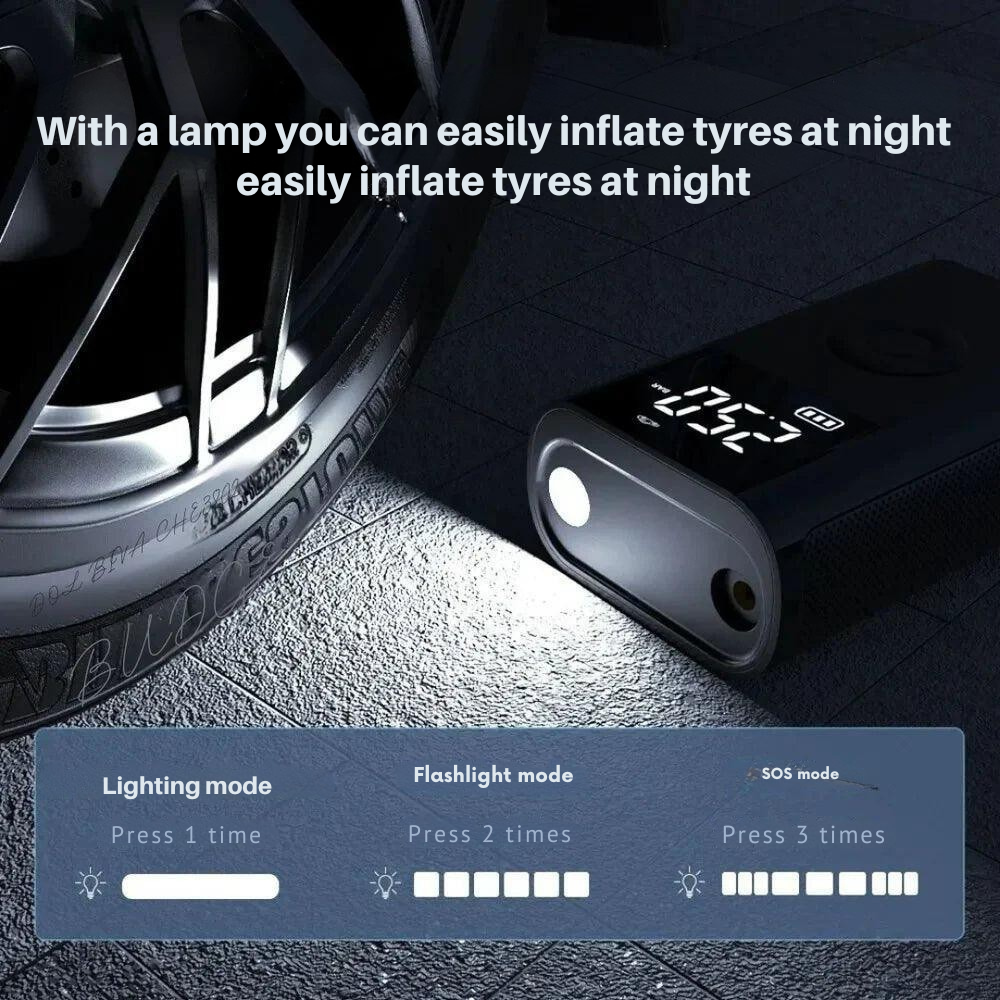 נפחו את הצמיגים שלכם בקלות, איפה שאתם נמצאים 