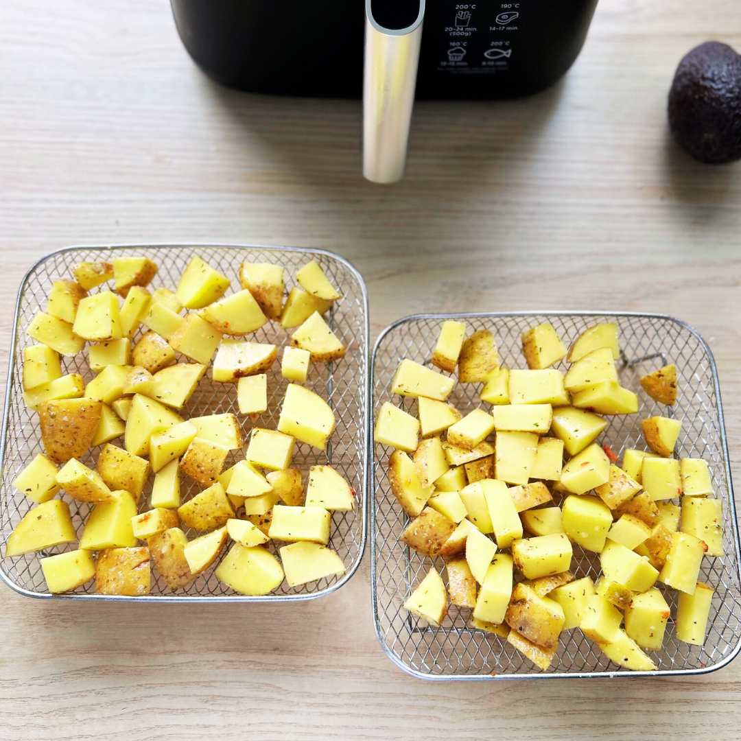 Staplingskorgar för jämn luftlagning (x3) 