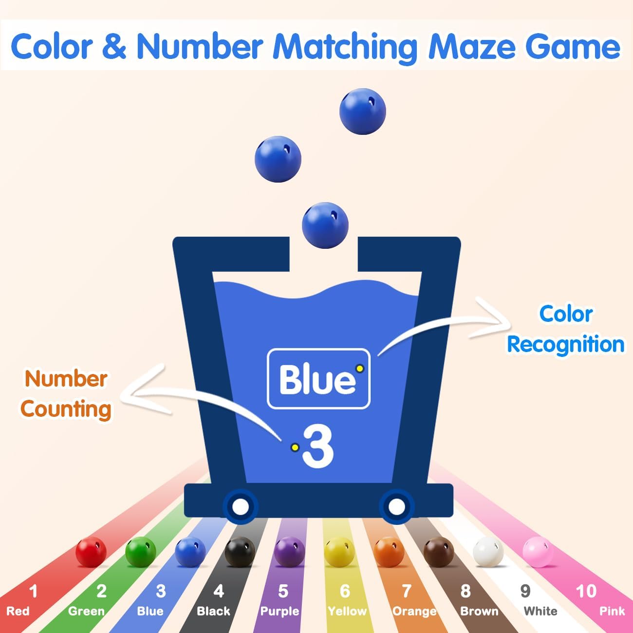 تعلم الألوان أثناء اللعب مع المغناطيسات 