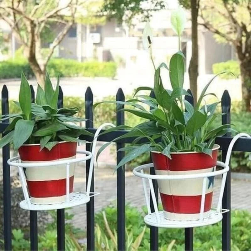 Soporte suspendido para macetas de flores 