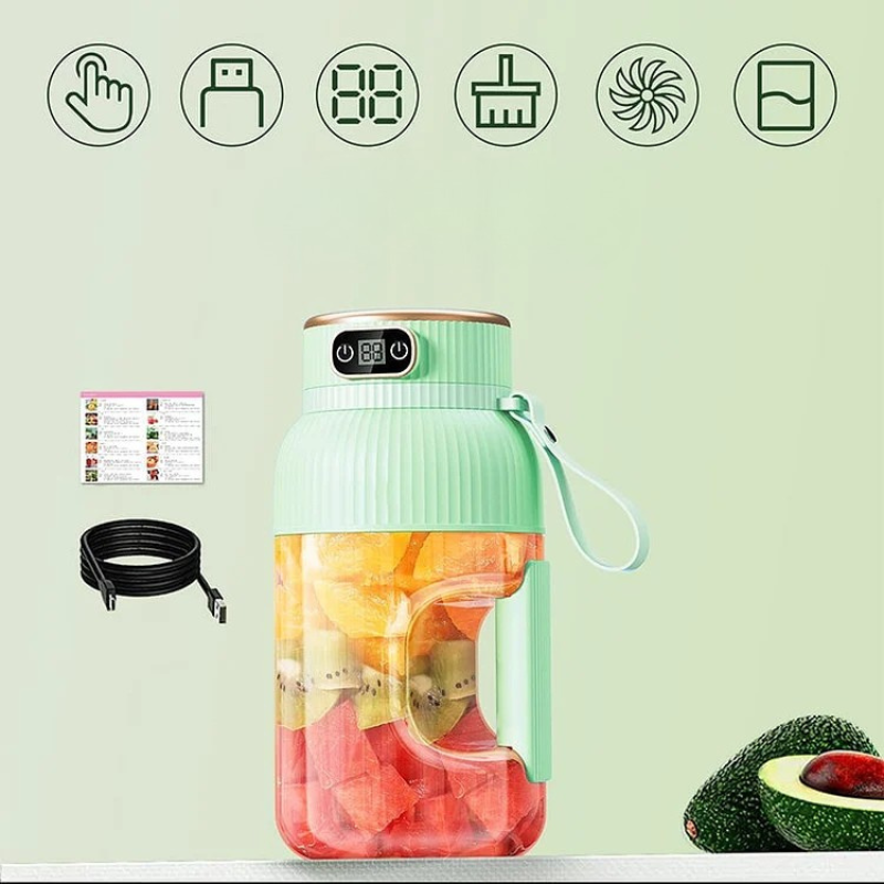 Portable blender for fresh juice anytime 