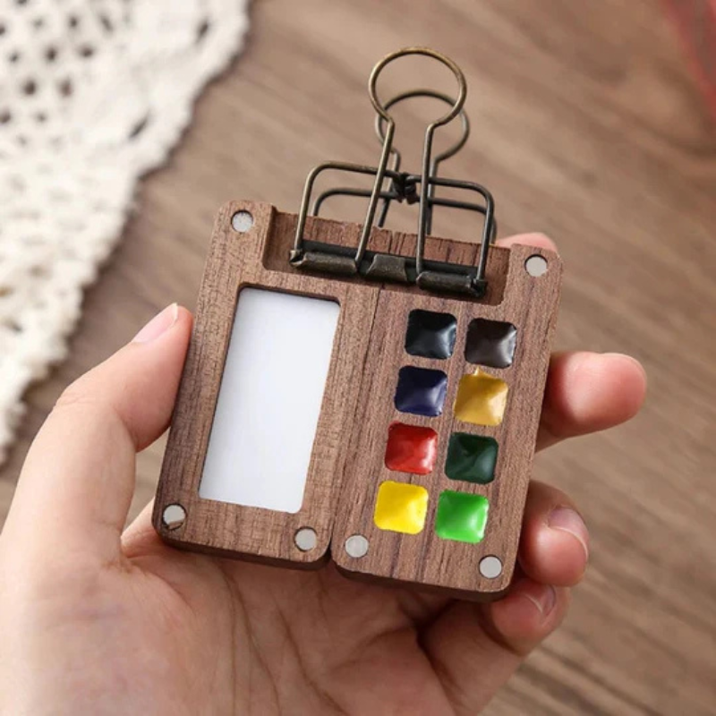 Kit de aquarela de bolso para pintar em qualquer lugar 