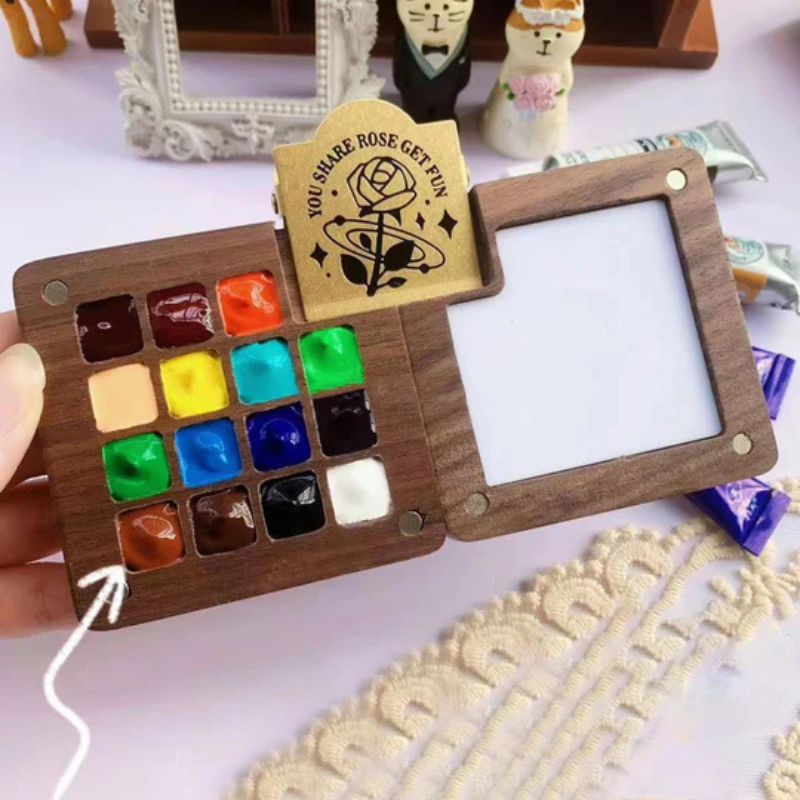 Kit de aquarela de bolso para pintar em qualquer lugar 