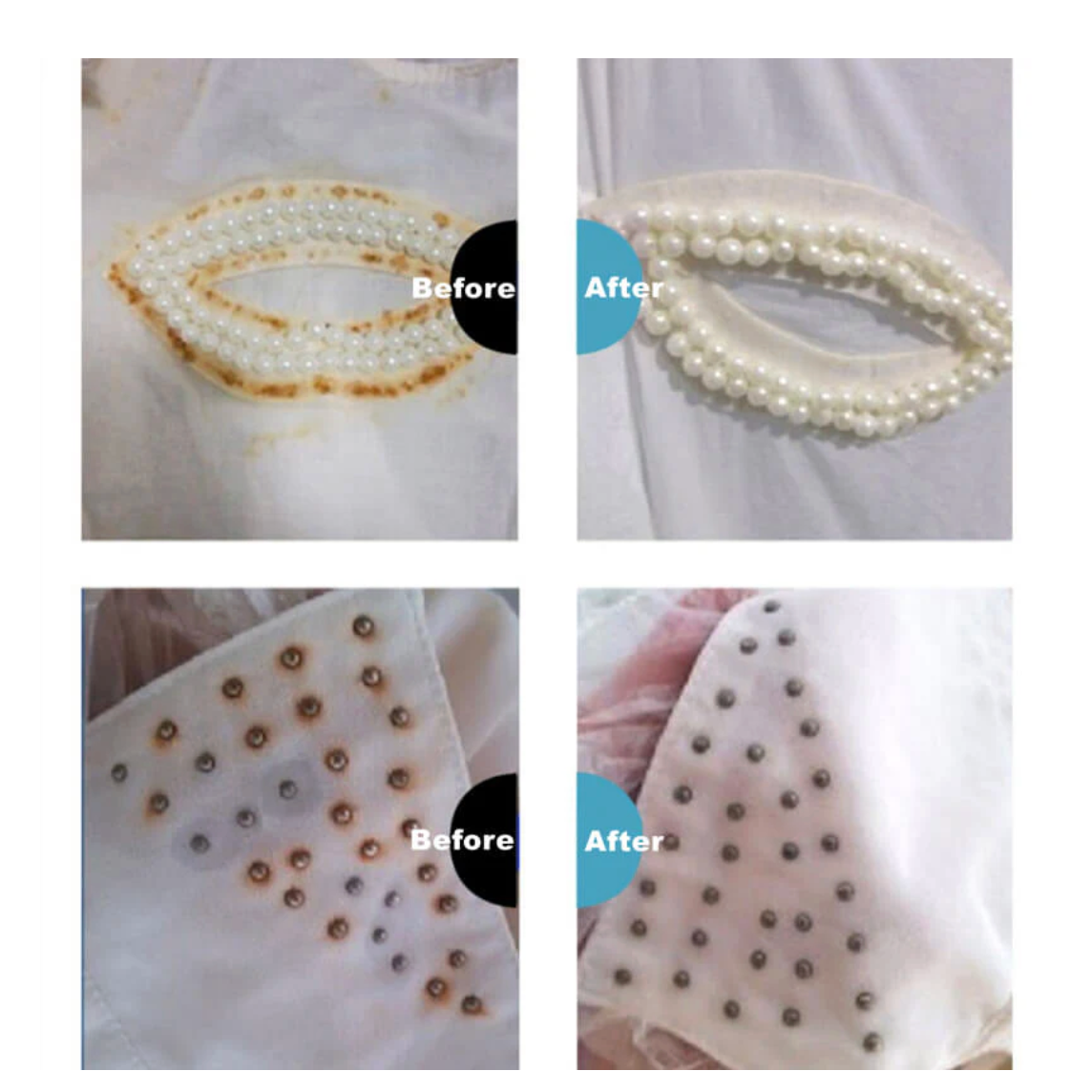 Remove rust stains in just a few minutes 