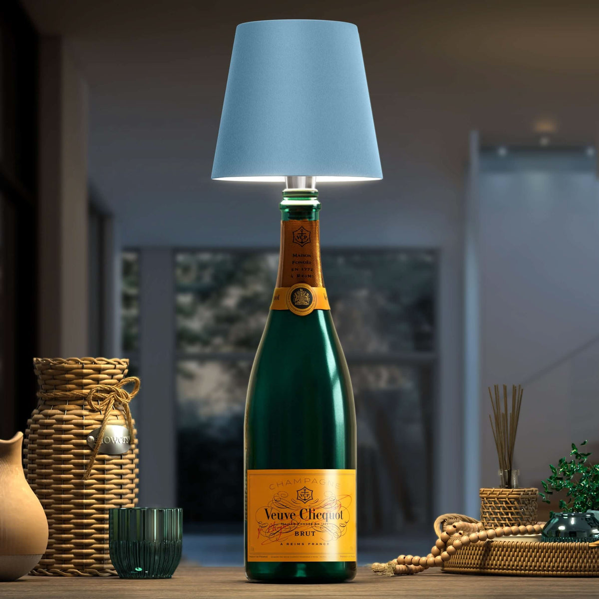 Flaske Lampe Uten Ledning – Elegant og Original Belysning 