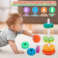 Brinquedo de empilhar para bebê – estimulação e aprendizado 