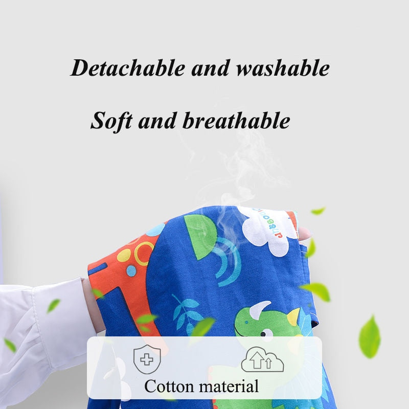 Reisepute for barn med sikker støtte 