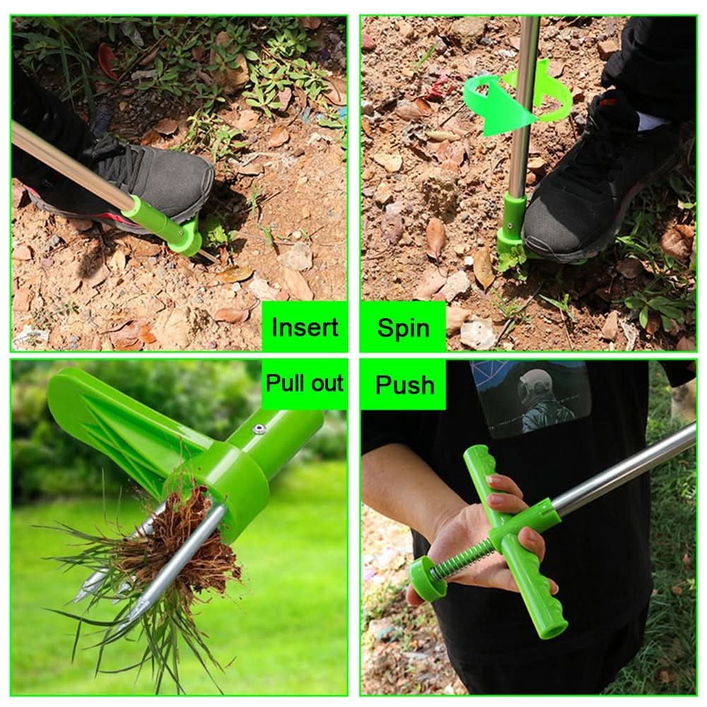 Extractor de malas hierbas de acero 