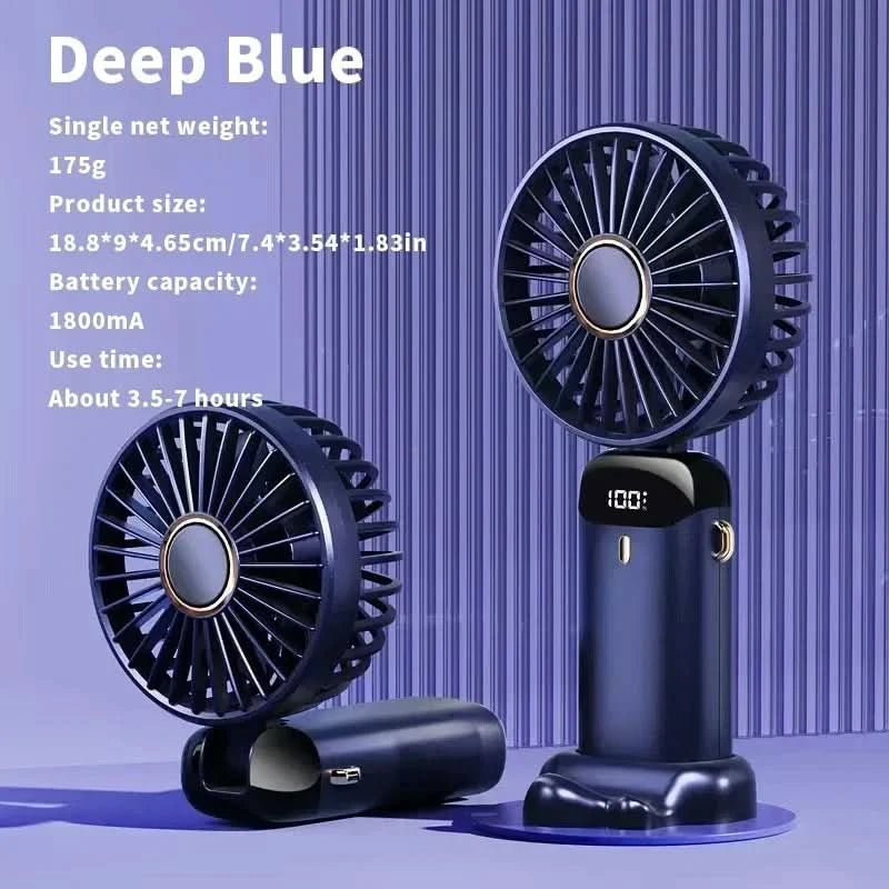 Mini ventilatore potente con schermo LED intelligente 