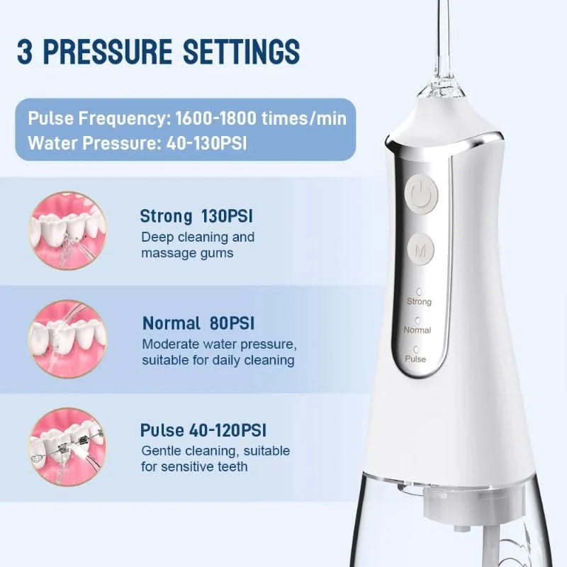 Hydropulse reîncărcabil pentru îngrijire dentară 