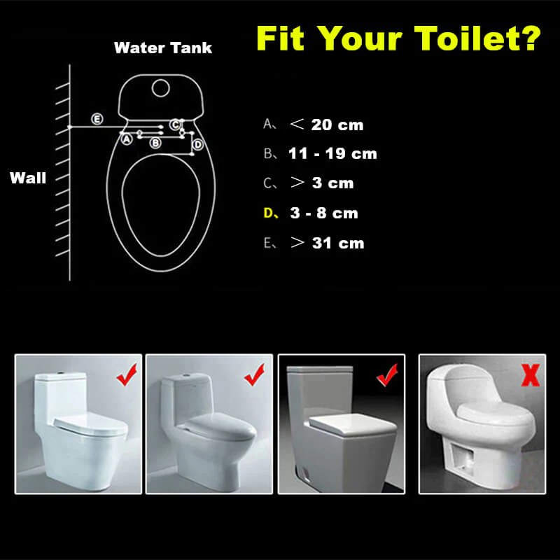 HydroPulse - Højtryksrengøringsstråle til toilet 