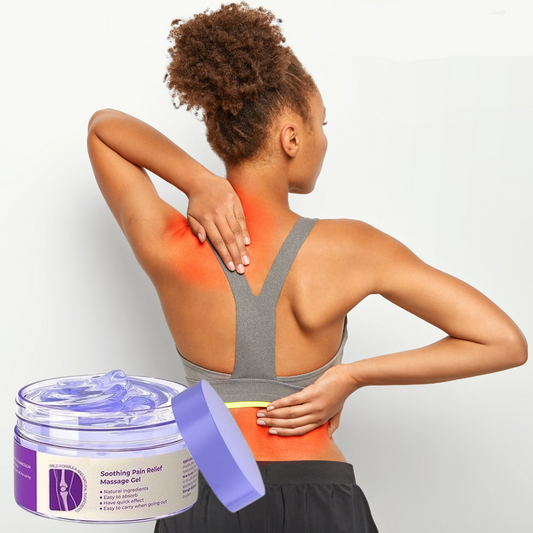 Natürliches beruhigendes Gel zur Linderung von Schmerzen und Verspannungen 