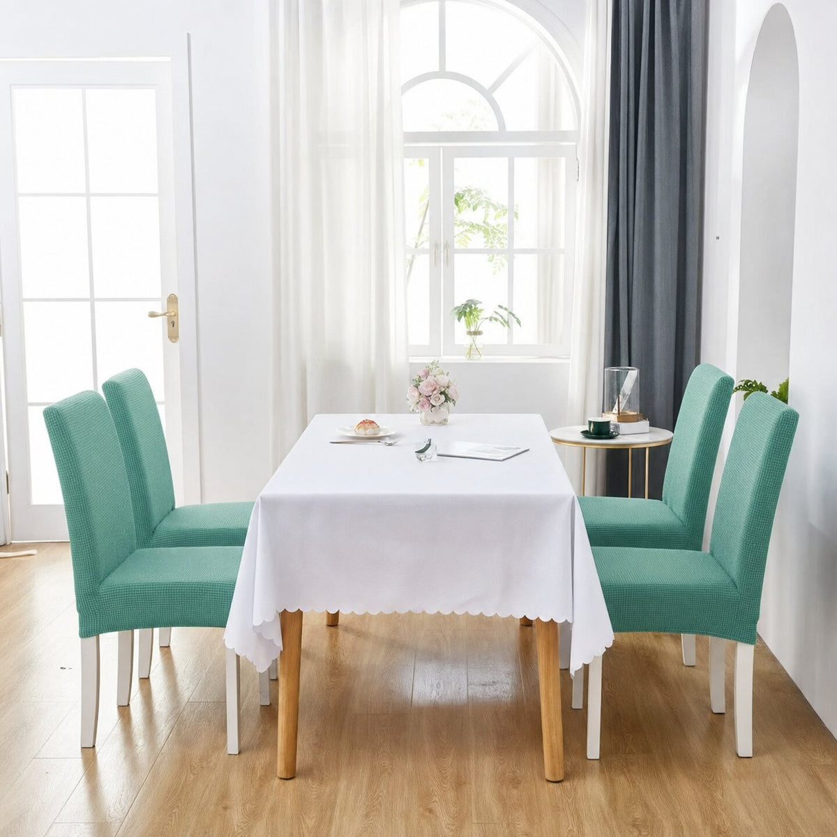 Premium stretch chair covers for durable protection 