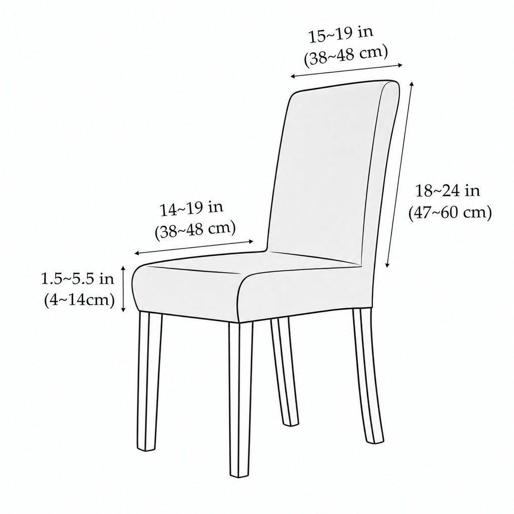 Premium stretch chair covers for durable protection 