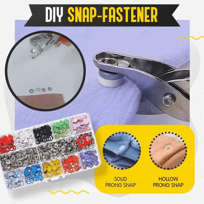 Seamless fastening: easy-to-attach snap buttons 