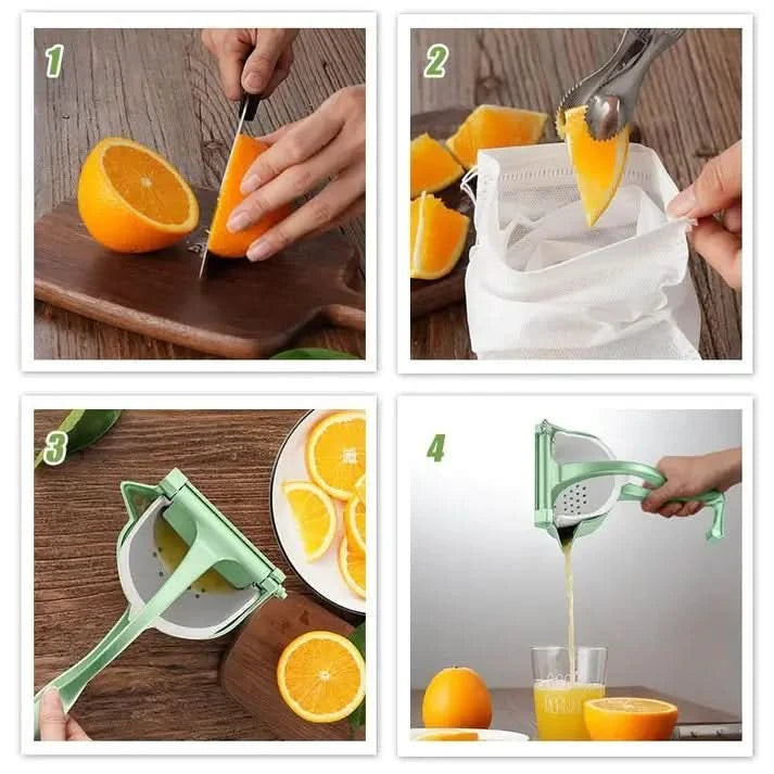 Um suco fresco caseiro sem esforço nem eletricidade 